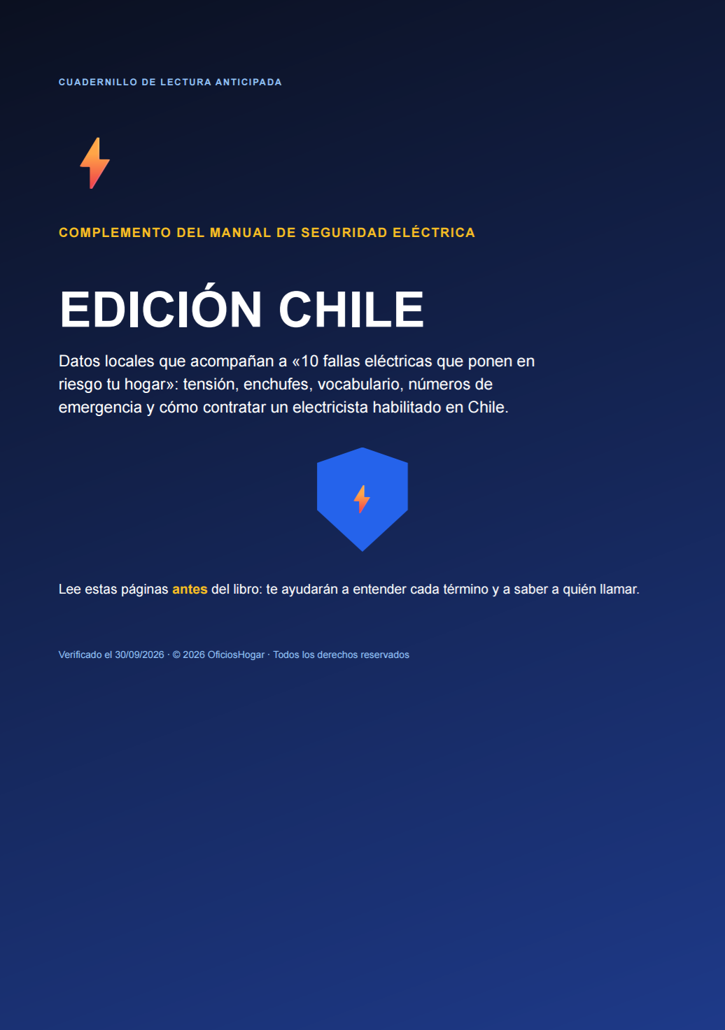 Chile · Seguridad eléctrica en el hogar