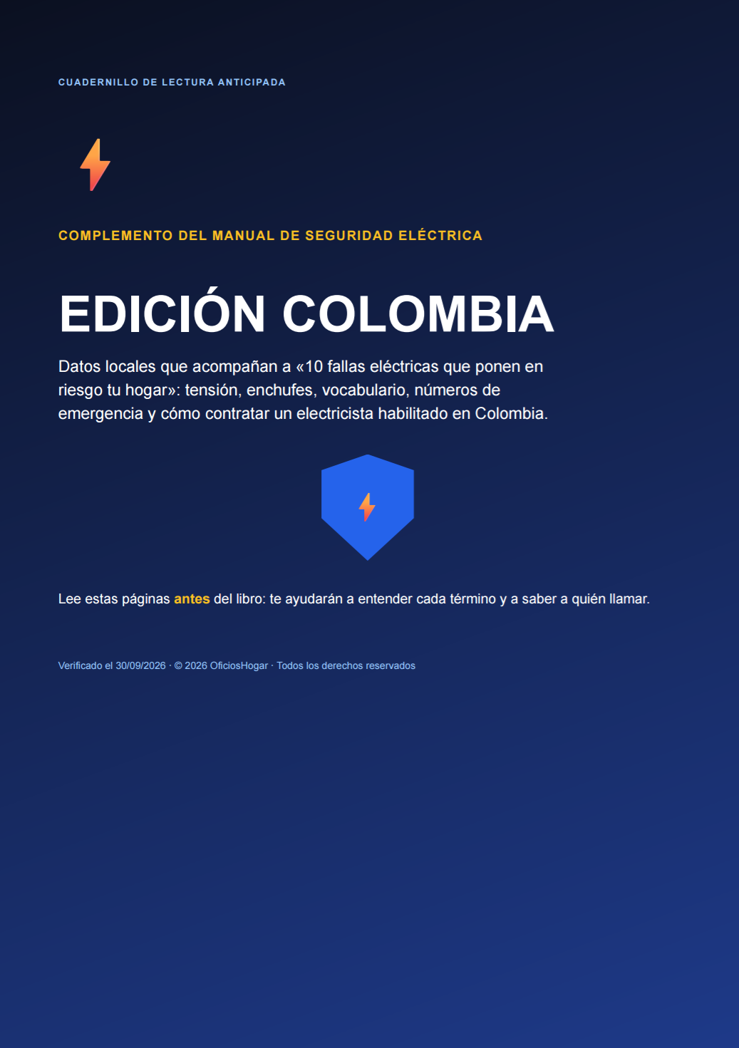 Colombia · Seguridad eléctrica en el hogar